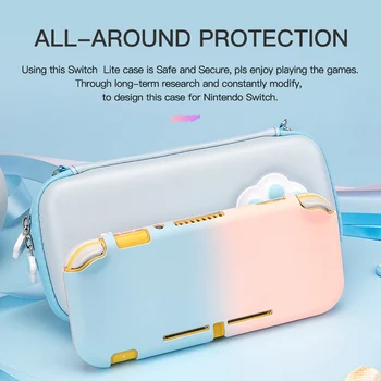 Mod-X pre Nintendo Prepínač Lite Prípade NX NS Konzoly Ochranné Ťažké Prípade Shell NintendoSwitch Lite JoyCon Radosť Con Zadný Kryt Pokožky