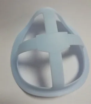 Umývateľný a Opakovane použiteľné Vnútorného 3D Tvár, Stojan, Držiak Pre Dýchanie Plynule Nastaviteľných Popruh Príslušenstvo (5 ks, Modrá) A40