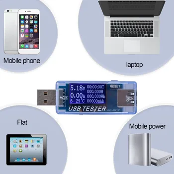 Digitálne Multifunkčné USB Tester 4-30V Mini Prúd Napätie Nabíjačky Kapacity Detektora Electical Energie Digitálny Displej
