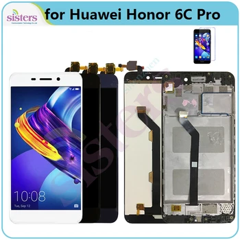 Pre Huawei Honor 6C Pro LCD Displej JMM-L22 JMM-AL10 AL00 TL00 LCD Displej 6CPro LCD Displej S Rámom Dotyk Digitalizátorom. Č LOGO