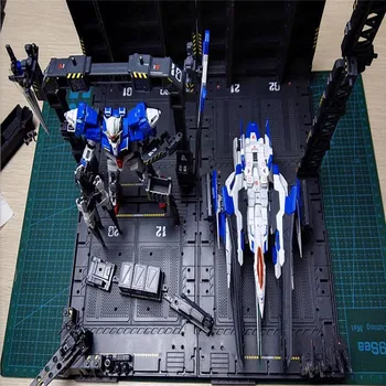 4pcs Mechanické Reťazca Akcie Displej Základný Stroj Hniezdo na 1/100 Gundam Model s Obtlačky DIY Model Súpravy