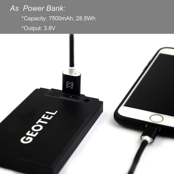 Smartphone Batériu, pre Geotel G1,Pôvodný GEOTEL g1 Batériu Mobilného Telefónu 7500mAh, Použiteľné ako Prenosné Batérie