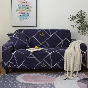 Nábytok chránič geometrické gauč zahŕňa obývaciu izbu na domáce zvieratá gauči kryt elastická stretch jeden výkres pohovka kreslo