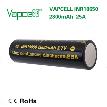 4pcs VAPCELL INR 18650 batérie 2800mah 25A rewrapped VTC5D článková nabíjateľná batéria sa rovná vtc6A pre Baterky 3,7 v liion