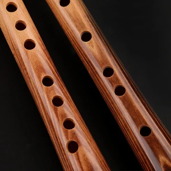 Profesionálne Vertikálne flauta 6/8 Otvory na Hudobné nástroje, Flautu Nanxiao Woodwind nástroj Xiao Flauta s Bag aj pre Začiatočníkov