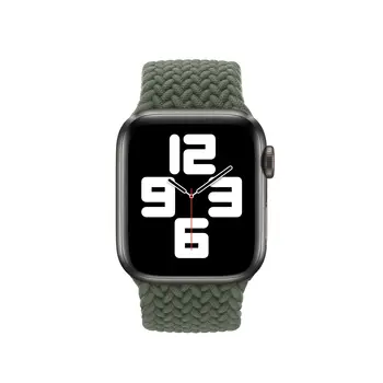 Pletená Sólo Slučky Pre Apple hodinky kapela 44 mm 40 mm 38 mm 42mm Textílie-pocit, Elastický Pás Nylon náramok iWatch serie 3 4 5 se 6 popruh