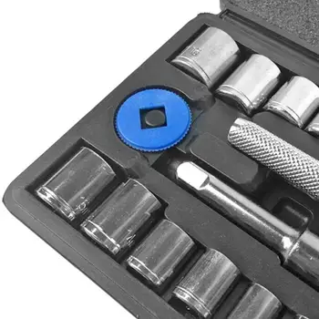 40pc 1/4 3/8 Mechaniky Zásuvky Kľúča Nastaviť Rukáv Kľúč Rozšírenie Bar British-metrické Zmes Tool Kit pre mechanické opravy