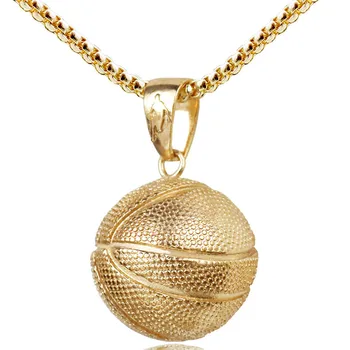 10 KS Basketbal Prívesok Náhrdelník Veľkoobchod Hip Hop Športové Šperky Väčšinu Predaj