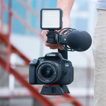 Ulanzi U-Grip Pro Triple Shoe Mount Video Stabilizátor Rukoväť Video Uchopenie Fotoaparátu Telefónu Video Súprava Súprava pre Nikon Canon iPhone X 8 7