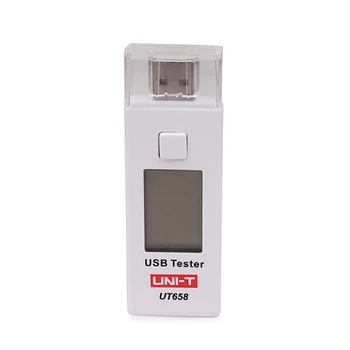 JEDNOTKA UT658 UT658B USB Tester Voltmeter Ammeter Digitálny LCD Napätie Sledovať Aktuálne Merač Kapacity Tester 9V 3A LCD Podsvietenie NÁS