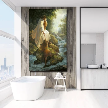 Sa Nebojí Plagát Greg Christian Olsen Ježiš Obrazy Na Plátne Moderného Umenia Dekoratívne Nástenné Obrazy Domova