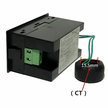 6 v 1 AC Monitor D69-2058 Digital AC Napätia a Prúdu Frekvencia Faktor elektromerom Multi-Funkcia Power Monitor