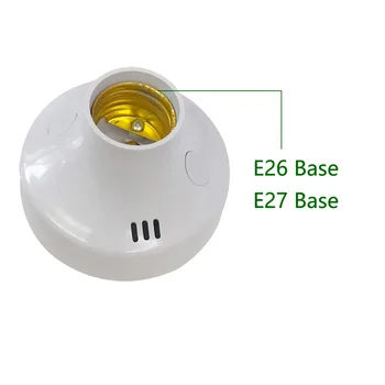 Bezdrôtové Diaľkové Ovládanie objímky E26 E27 Pätica EÚ USPlug Žiarovka LED Nočné Svetlo s časovač, diaľkové ovládanie pre uv led Sterilizujeme