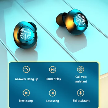 Pre Sam sung Puky+ Plus Headset R185 hluku zrušiť vody-dôkaz LED Touch ovládania Športové slúchadlá bezdrôtové rýchle nabíjanie