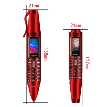 SERVO K07 Pen mini Mobilephone 0.96