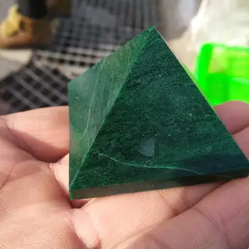 Africké Zelené borovicové jade Pyramídy 50mm Kameň Silný Uzdravenie, Metafyzické, Reiki