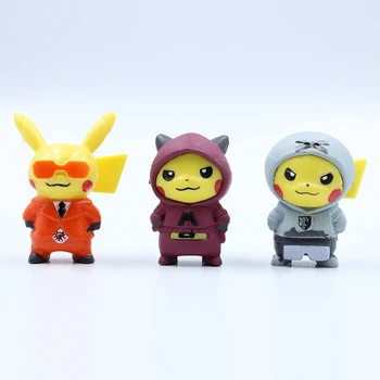 10pcs/set Pokemon Obrázok Pocket Monster Pikachu Hračku Mini Bábiky pre Deti, Darčeky