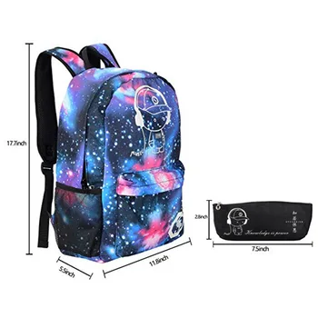 2020 Nový Školský Bookbag Ľahké Nepremokavé Laptop Backpack s USB Nabíjací Port a Zámok & peračník pre Dospievajúce Dievčatá Chlapci