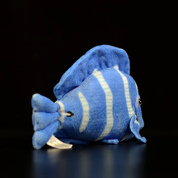 20 cm Roztomilý Tropické Ryby Atlantic Blue Visí Bábika Simulácia Reálneho Života Mäkké Spurfish Mora Zvierat Plnené Plyšové Hračky Pre Deti Darček