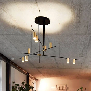 Škandinávsky Post-moderné LED Stropné Osvetlenie Lustre Kreatívny Dizajnér Visí Lampa Jedáleň Kávy Lesk pozastavenie