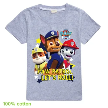 2021 Lete Packa Hliadky Chlapci T-shirt Zábavné Vytlačené Deti Streetwear Bežné detské Oblečenie Dievčatá Topy O-Krku 2-15Y