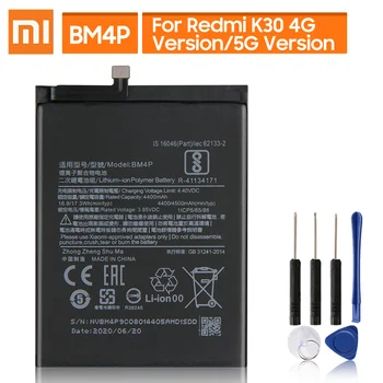 Originálne Náhradné Batérie BM4P Pre Xiao Mi Redmi K30 Originálne Batérie Telefónu 4500mAh