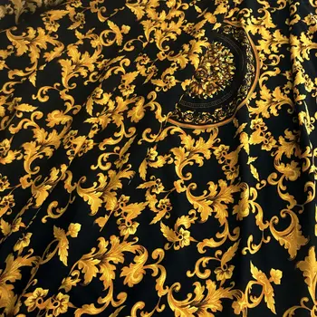 Kešu kvetov vytlačené mäkké zavesiť bavlnená Tkanina pre České šaty Rayon Popelín Textílie DIY patchwork šitie šatku tissus handričkou
