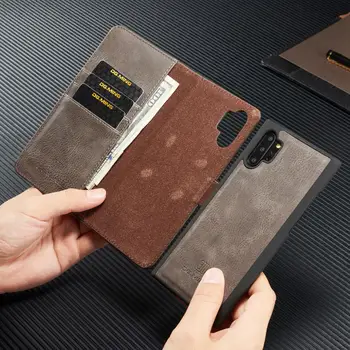 Luxusné PU Kožené Peňaženky Flip Magnetické Odnímateľné puzdro Pre Samsung Poznámku 10+ 8 9 S10 S8 S9+ S7 S20 Kartu Stojan Fundas
