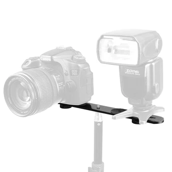 Rovno Flash Držiak Pre Canon Nikon Pentax SONY, Olympus DSLR Rýchle Uvoľnenie Dosku Upevnite Adaptér Fotografia Príslušenstvo