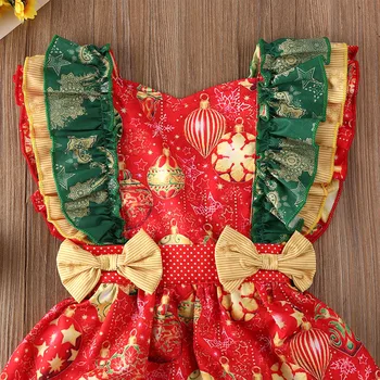 2020 Vianočné Batoľa, Dieťa, Dieťa Dievča Oblečenie Prehrabať Vianočné Festival Horela Strany Koberčeky Prúžok Šaty, Kostým Princezná