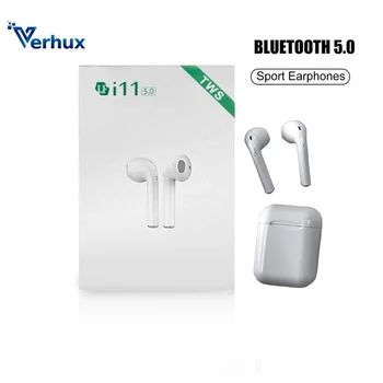 I11 TWS Bluetooth 5.0 Bezdrôtové Bluetooth Slúchadlá Slúchadiel Mini Slúchadlá HS Ucho pre IPhone Samsung Xiao Huawei Telefón PK i7 i9