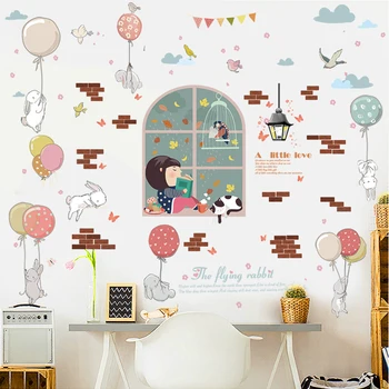 Detské tapety, nálepky samolepiace ubytovni spálňa pozadí dekorácie škôlky dekor muurstickers voor kindere