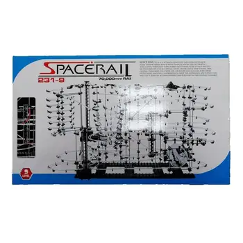 Spacerail Level 9 horská Dráha Model Budovy Súpravy #231-9 Stupeň Železa Loptu Mramor Spustiť Hračka Biela Železničnej 70000mm
