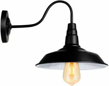 Vintage Nástenné Svietidlo Led Svetlo E27 Edison svetlo Loft Retro Železa Farba Americké Staré Štýl Jednoduchosť Čierny Hrniec Zakryte Tienidlo Lampy
