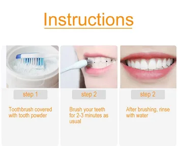 BREYLEE, Bielenie Zubov, Prášok, zubná pasta Zubná Nástroje Biele Zuby Čistenie Ústnej Hygieny Kefka Gél na Odstránenie Plaku Škvrny 30g