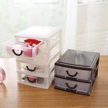 Mini Multifunkčné Odrazové Plochy Zásuvky Úložný Box Šperky Kancelárske Potreby Kancelárske Potreby Malých Lieky, Hračky Komponent Úložný Box