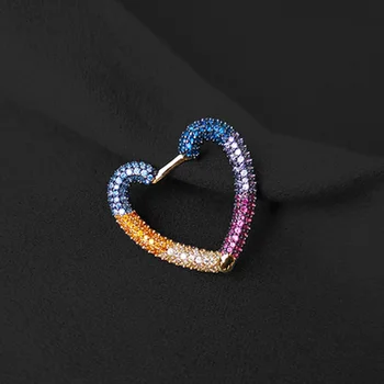 S925 mincový striebro nových sedem-color star-tvarované jednom uchu klip multi-layer temperament trend štýl dámske strieborné šperky