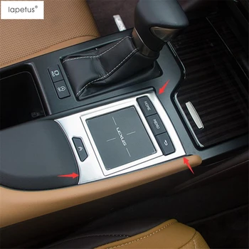 Lapetus Príslušenstvo vhodné Pre Lexus ES 2018 - 2021 Auto Centrálne Ovládanie Myšou Panel Tvarovanie Krytu Auta Trim 1 Ks / Nerez