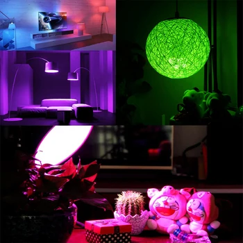 GU10 LED Reflektor 110V 220V rgb 16 Farebné čítanie pohár Magic dovolenku Stmievateľné Fáze Svetlo, farby + 24key IR Diaľkové Ovládanie