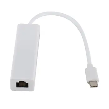 Viac USB-C, USB 3.1 Typu C, USB, RJ45 Ethernet Lan Adaptér Hub Kábel Pre Macbook PC sieť LAN Kábel Adaptéra
