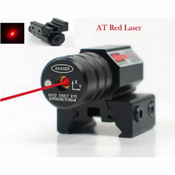 Hot Red Dot Laserový Zameriavač Pištole Nastaviteľné 11 mm 20 mm Železničnej Lov Doplnok 50-100M Rozsah 635-655nm Lov Optika Riflescopes