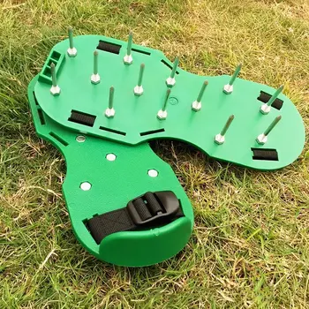 Trávnik hrotmi Trávnik Aerator topánky záhrada nechty záhradné náradie voľnej pôdy topánky ripper prenosné odolné pohodlné