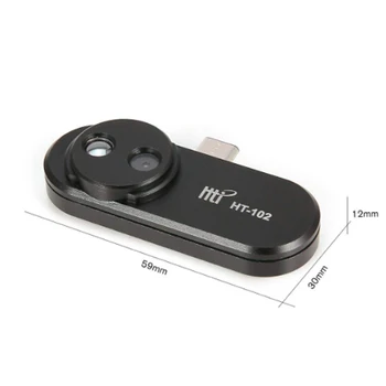 HT-102 Mobilného Telefónu Externý Infračervené Tepelné Imager Infračervené Kamery Teplomer Telefón Android OTG Funkciu S Adaptérom