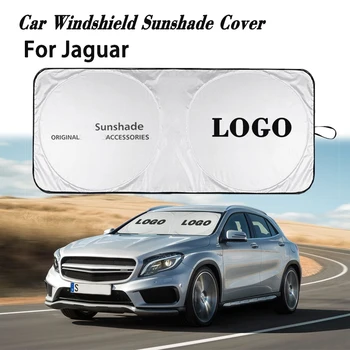 Čelného skla slnečník Kryt Chrániť Pre Jaguar XJ XF XE Série X S Typ Auto Logo Parasol Coche Príslušenstvo Anti UV Reflektor