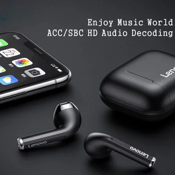 Lenovo LP2 Wirless Bluetooth 5.0 Slúchadlá Stereo Bass Dotykové Ovládanie Bezdrôtových Športové Slúchadlá Nepremokavé Headset S Mikrofónom