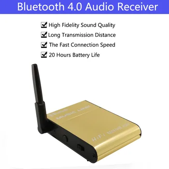 Hifi Bezdrôtová Stereo Audio Music Adaptér Prijímač Bluetooth Lossless Prijímač Wireles Hudby Prepojenie telefónu a počítača tablet PC X500