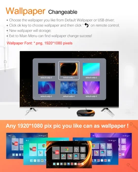 2020 VONTAR X3 s veľkosťou 4 gb, 128 GB 8K TV BOX Android 9 Smart Android TVBOX 9.0 Amlogic S905X3 Wifi 1080P 4K Set-Top Box 4 GB 64 GB 32 GB