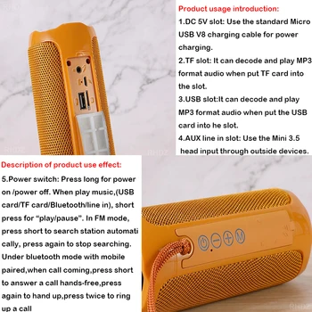 20W Prenosné Bluetooth reproduktory 3D hifi stereo subwoofer zvukový systém pre pc mini soundbar basy caixa de zvuk FM rádio altavoces