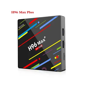 H96 Max Plus 4 GB 64 GB Android 8.1 TV Box RK3328 Quad Core 4G/32G USB 3.0 smart 4 K Set-Top Box 2.4 G/5G Dual WIFI Bluetooth