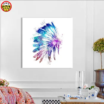 Maľovanie podľa čísel, umenie farba číslo Big picture king DIY akvarel atrament zvierat znak motýľ oči obývacia izba izba de